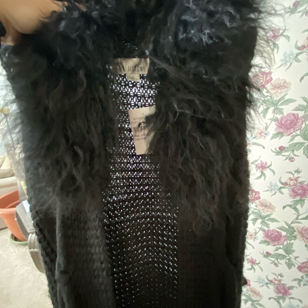 Black sweater coat very pretty and brand new